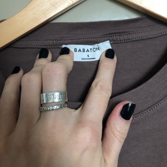 BABATON Shoulder pad T-shirt, SZ S - Picture 2 of 3